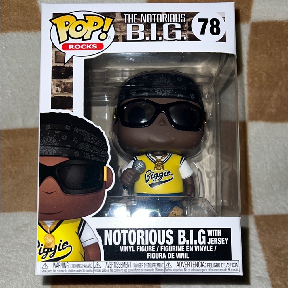 NOTORIOUS B.I.G. #78 (with jersey) FUNCO POPS!